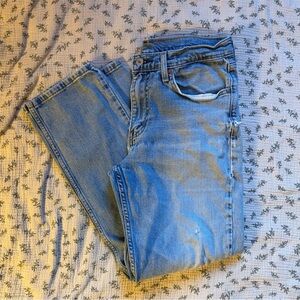 Levi’s 514 Light Wash Mid-Rise Jeans